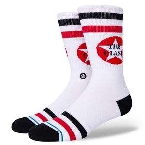 NWT Stance x THE CLASH THE CLASH CLAMPDOWN CREW SOCKS   Sizes M or L